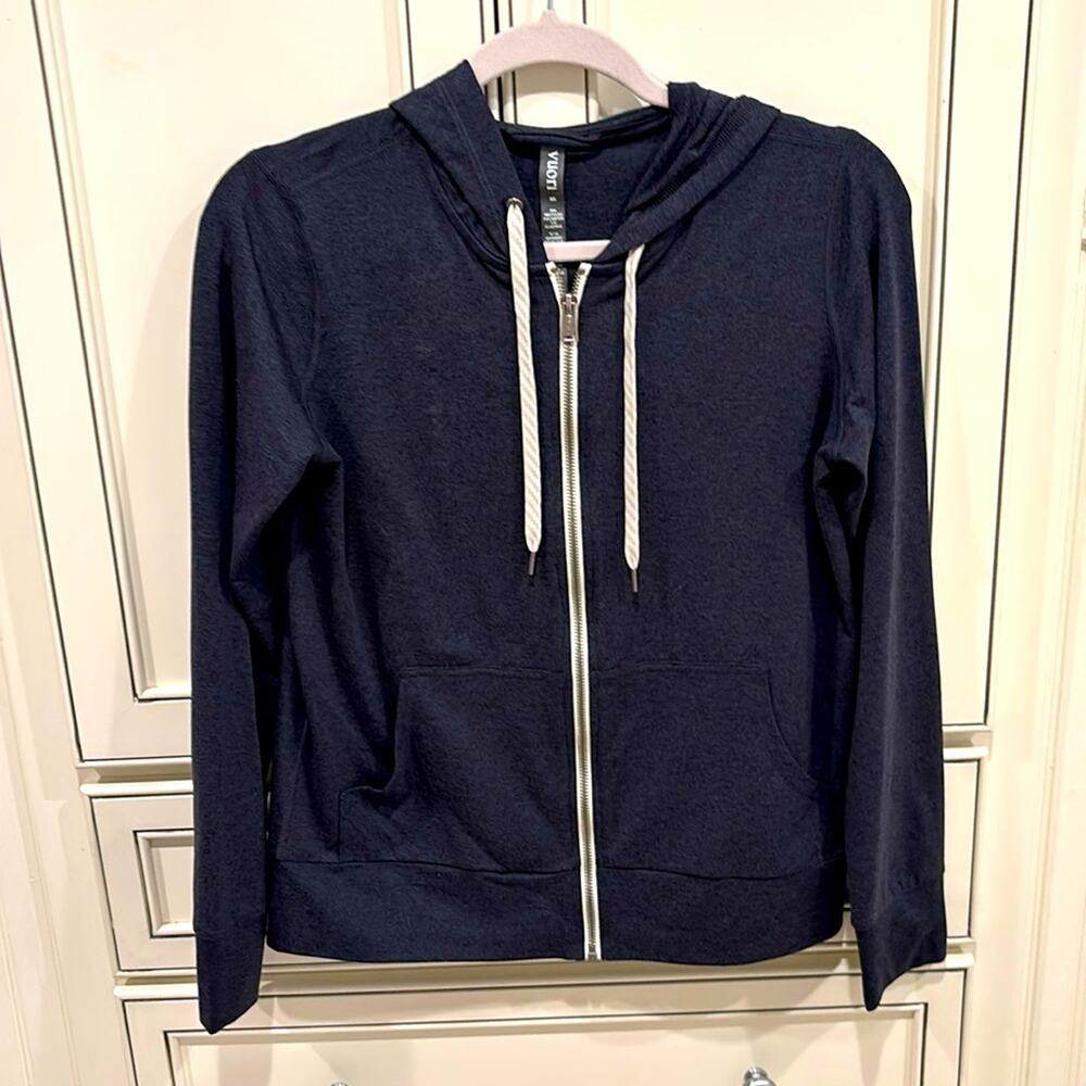 VUORI performance dreamknit 2.0 butter soft zip up hoodie, size XS